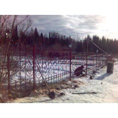 Забор кованый №0150 в Могилеве