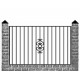 Забор кованый №0153 в Кричеве